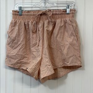 Wild Fable Striped Peach Women's Pull On Shorts Size S